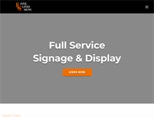 Tablet Screenshot of finelinessigns.com